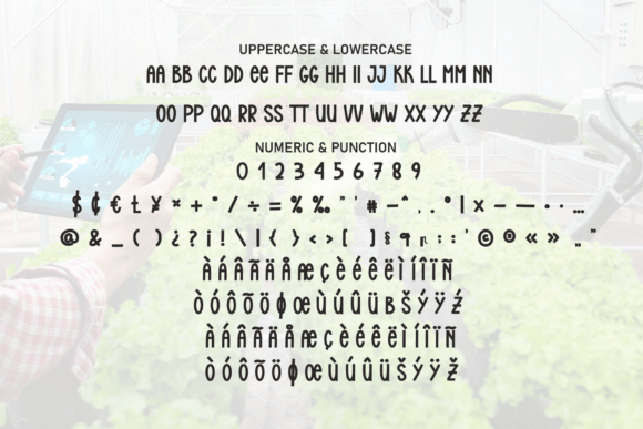 Smart Farmhouse Font PNG with transparent background - Preview 6