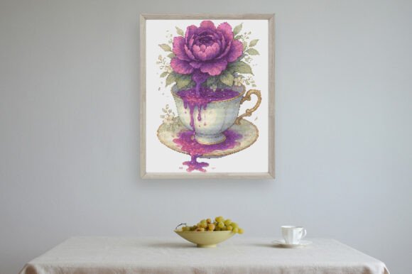 Whimsical Purple Bloom
