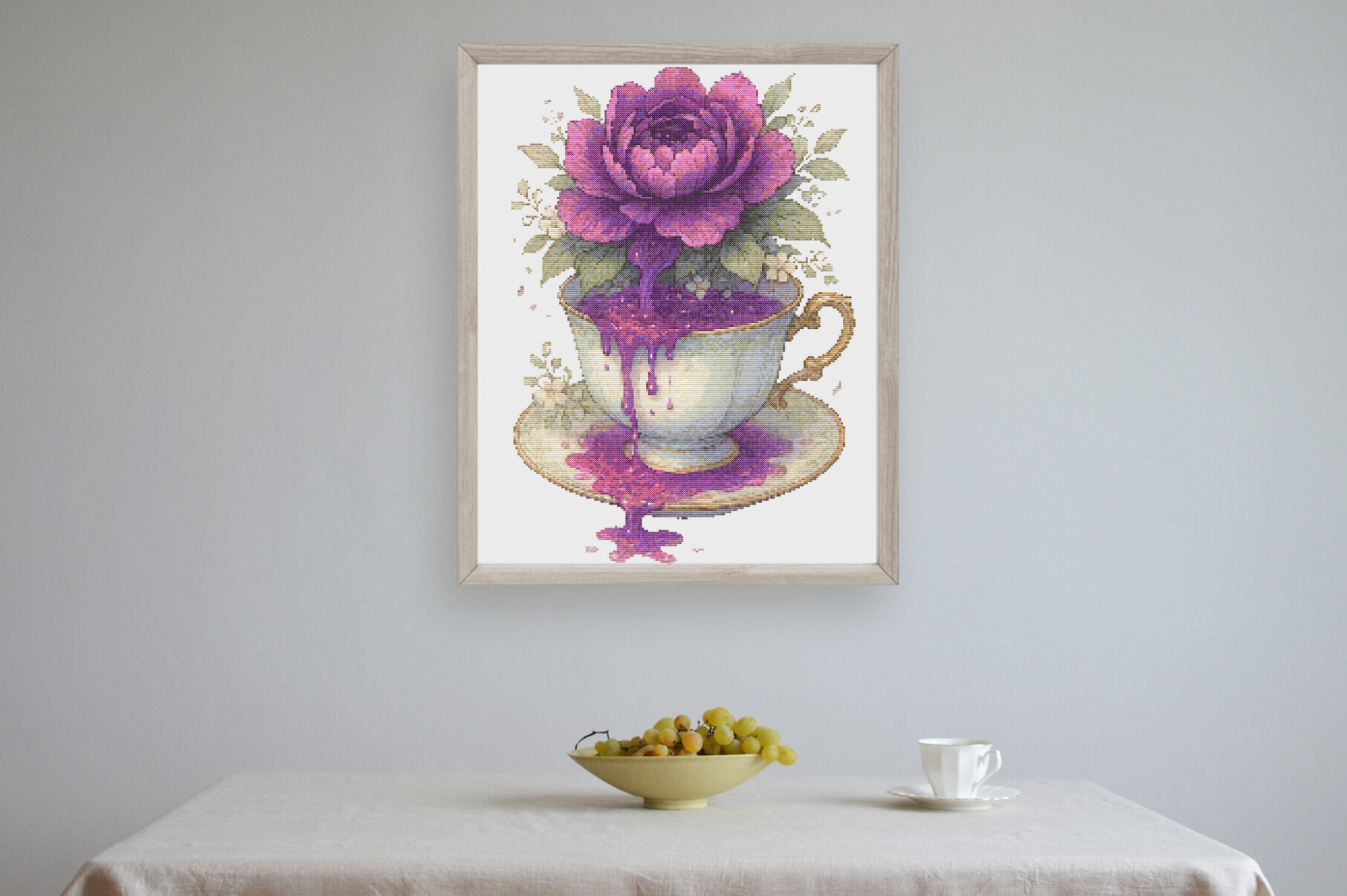 Whimsical Purple Bloom