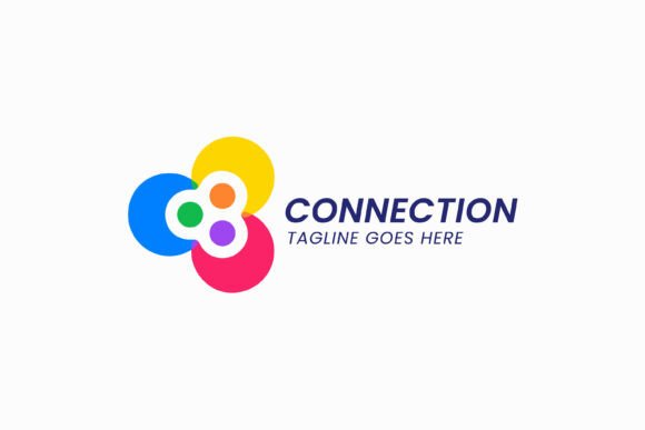 Abstract Shape Logo People Connection Graphic Logo Templates By captoro