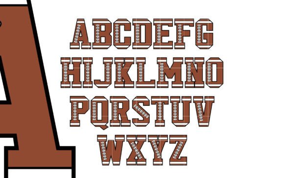 American Football 1 Font - Preview 5