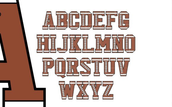 American Football Font - Preview 2