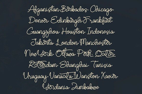 Amutorize Font - Preview 2