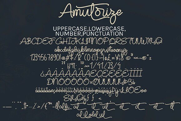 Amutorize Font - Preview 3