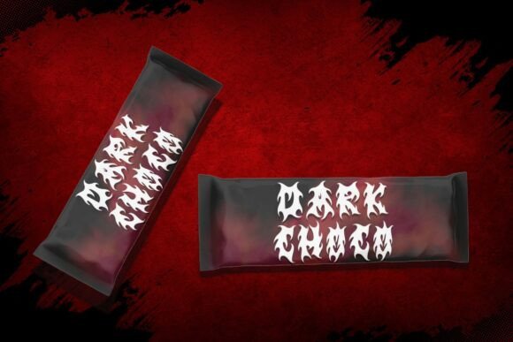 Black Flames Font - Preview 4