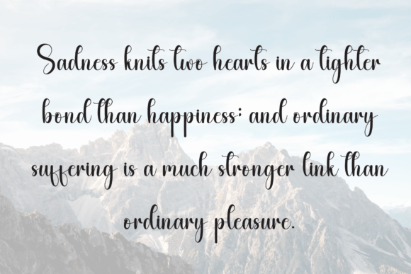 Caligraphy Font - Preview 5