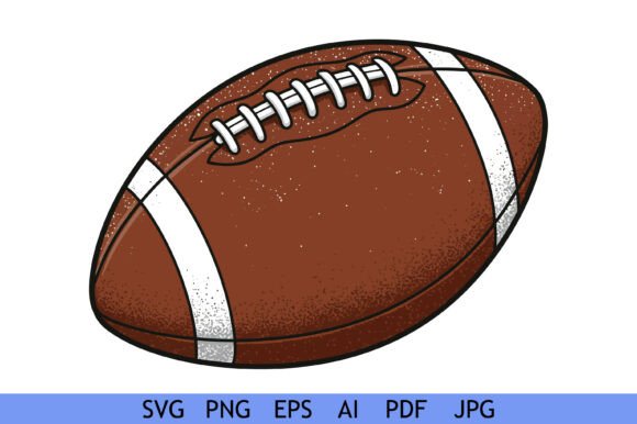 Classic Brown American Football