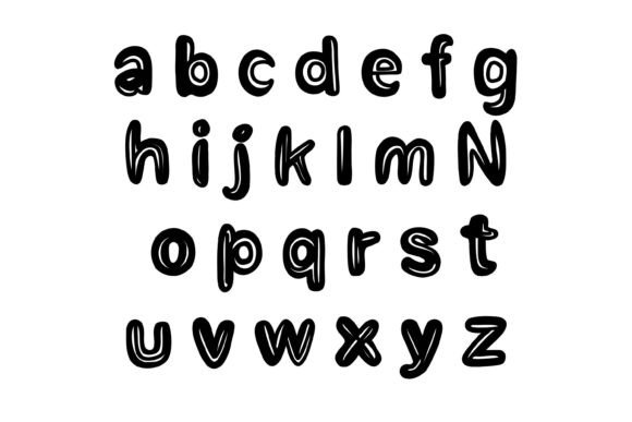 Dreamsketch Bold Font PNG with transparent background - Preview 2