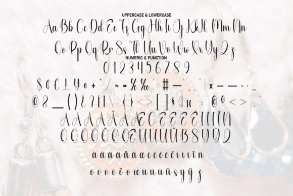 Earring Font - Preview 6