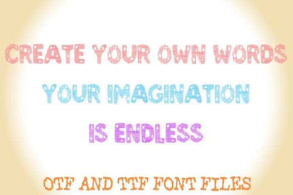 Frayed Threadbare Fabric Font PNG with transparent background - Preview 2