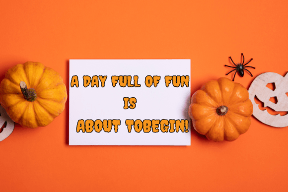 Halloween Font - Preview 1