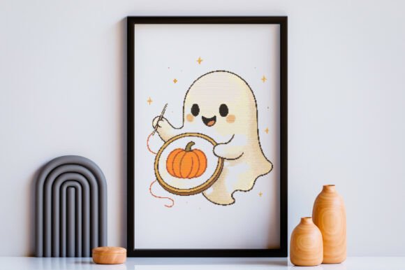 Halloween Spooky Stitching Ghost