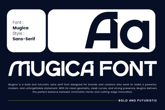 Mugica Font PNG with transparent background - Preview 4