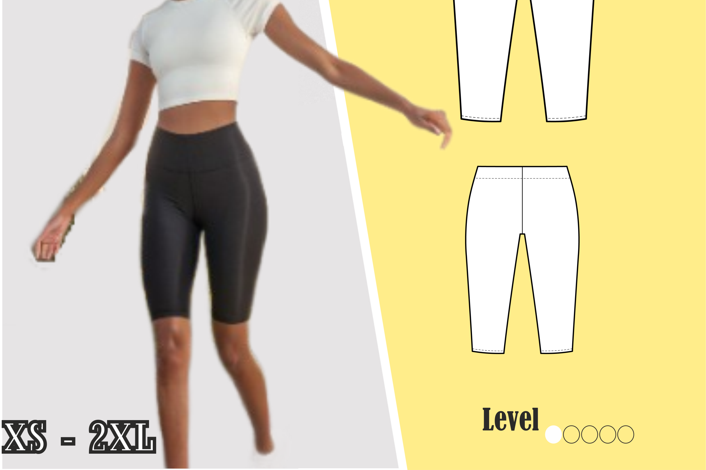 Shorts Pattern Bicycle Shorts