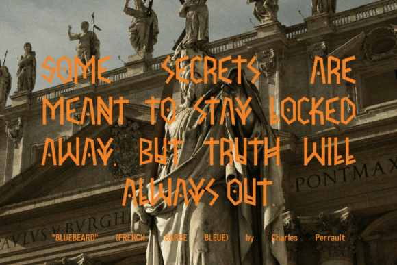 Skaldheim Font PNG with transparent background - Preview 1