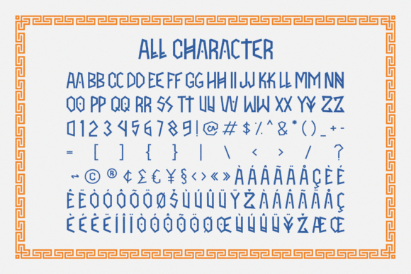 Skaldheim Font PNG with transparent background - Preview 2