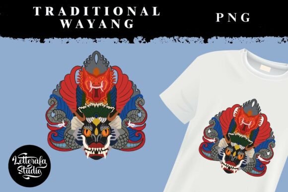 Traditional Wayang Grafica Illustrazioni Stampabili Di Letterafa Studio