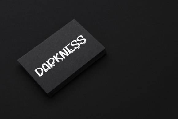 Black Haunted Font - Preview 3