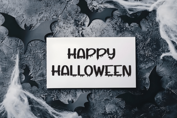 Black Haunted Font - Preview 4