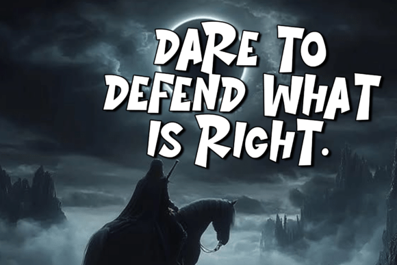 Broken Knight Font PNG with transparent background - Preview 2