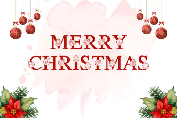 Christmas Ball 2 Font - Preview 2