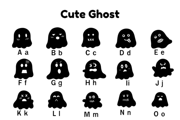 Cute Ghost Font - Preview 5