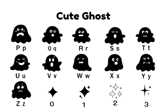 Cute Ghost Font - Preview 6
