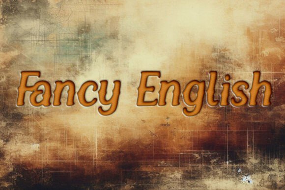 Fancy English Font - Preview 1