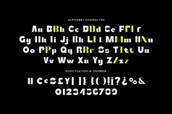 Ghost Barrier Font PNG with transparent background - Preview 4