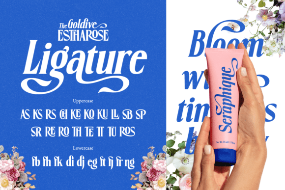 Goldive Estharose Regular Font - Preview 4