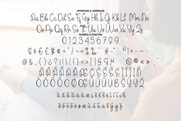 Journaling Font PNG with transparent background - Preview 6
