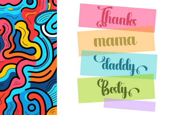 Kitchen Minimalist Font PNG with transparent background - Preview 4