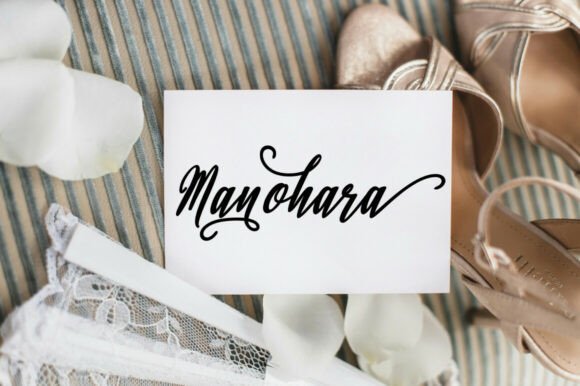 Mariathi Script 1 Font PNG with transparent background - Preview 3