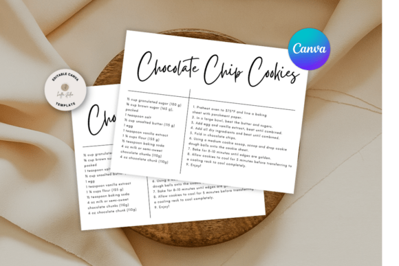 Minimalist Recipe Request Card Template