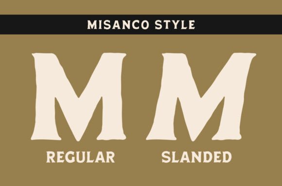 Misanco Font PNG with transparent background - Preview 1