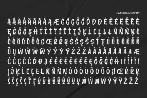 Phantom Scratch Font PNG with transparent background - Preview 6