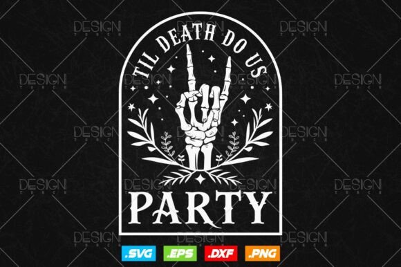 Til Death Do Us Party Halloween Svg