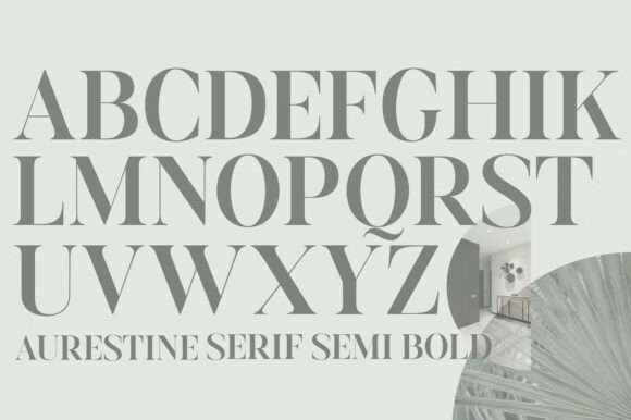 Aurestineserif Bold Font - Preview 6