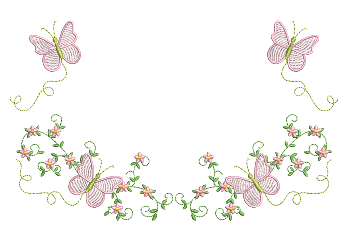 Butterfly and Flowers