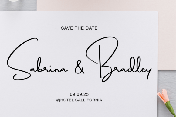 Calligrafy Font - Preview 1