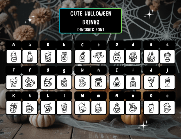 Cutehalloweendrinks Regular Font - Preview 1