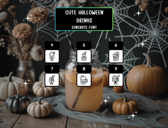 Cutehalloweendrinks Regular Font - Preview 3