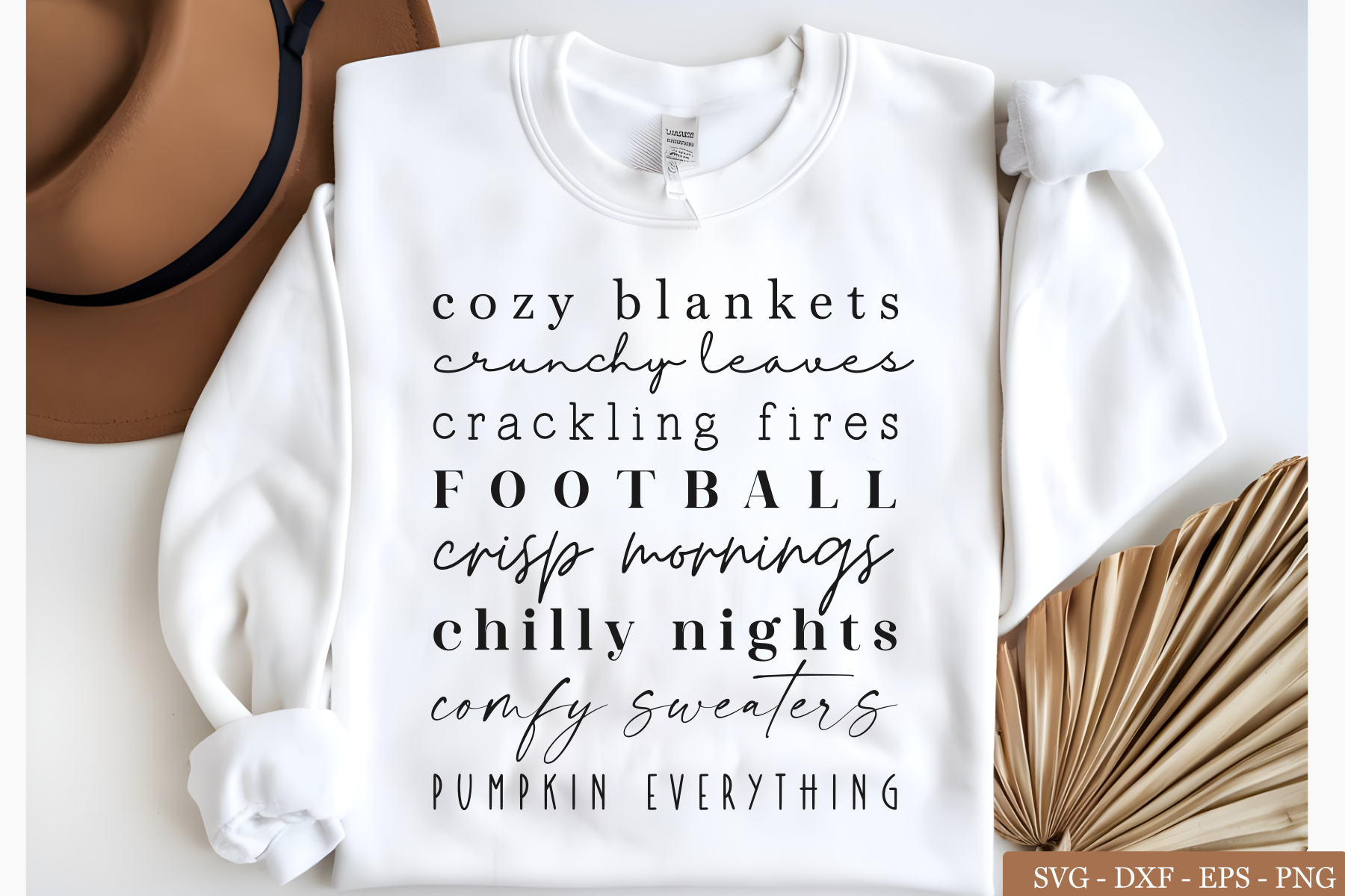 Fall Things PNG & SVG, Fall Typography