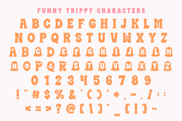 Funny Trippy Font - Preview 1