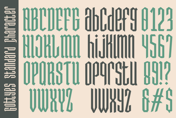 Gottyes Regular Font - Preview 1