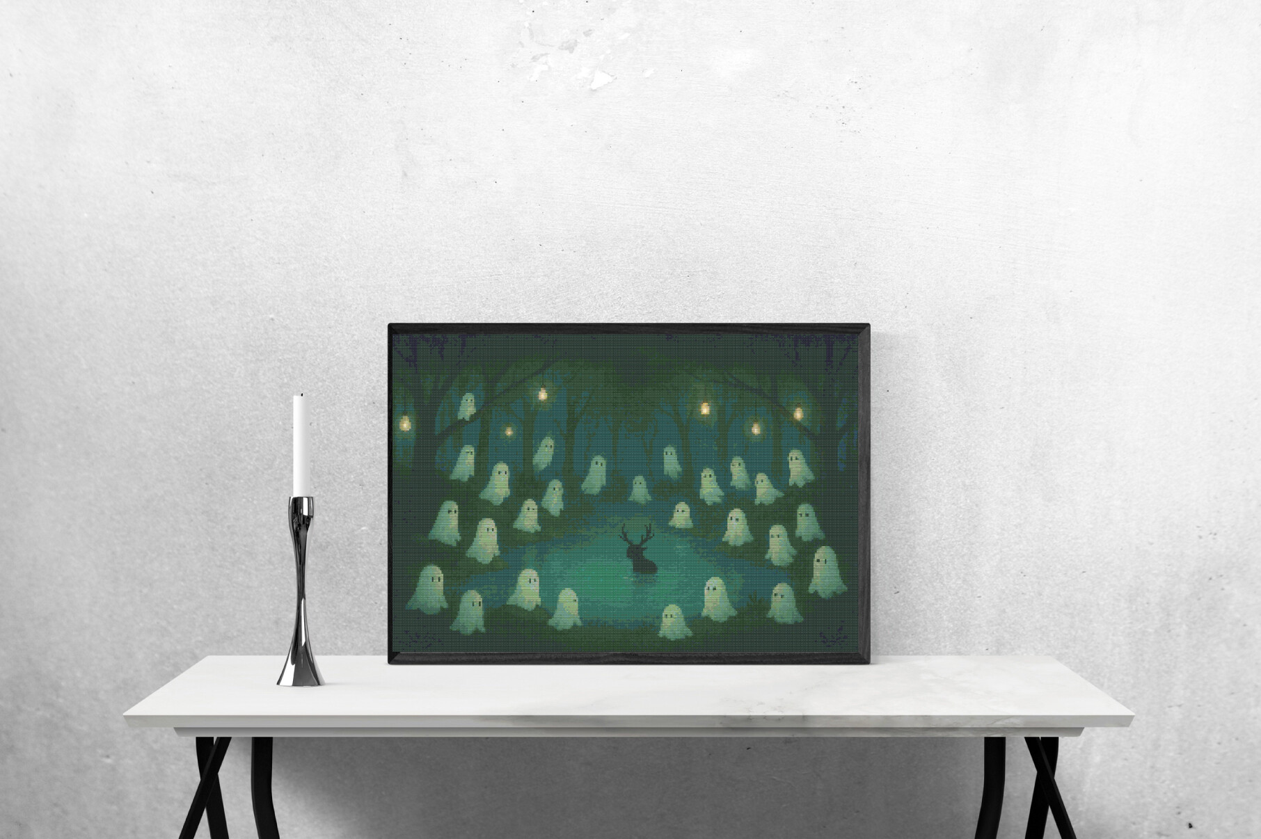 Halloween Ghostly Forest Gathering