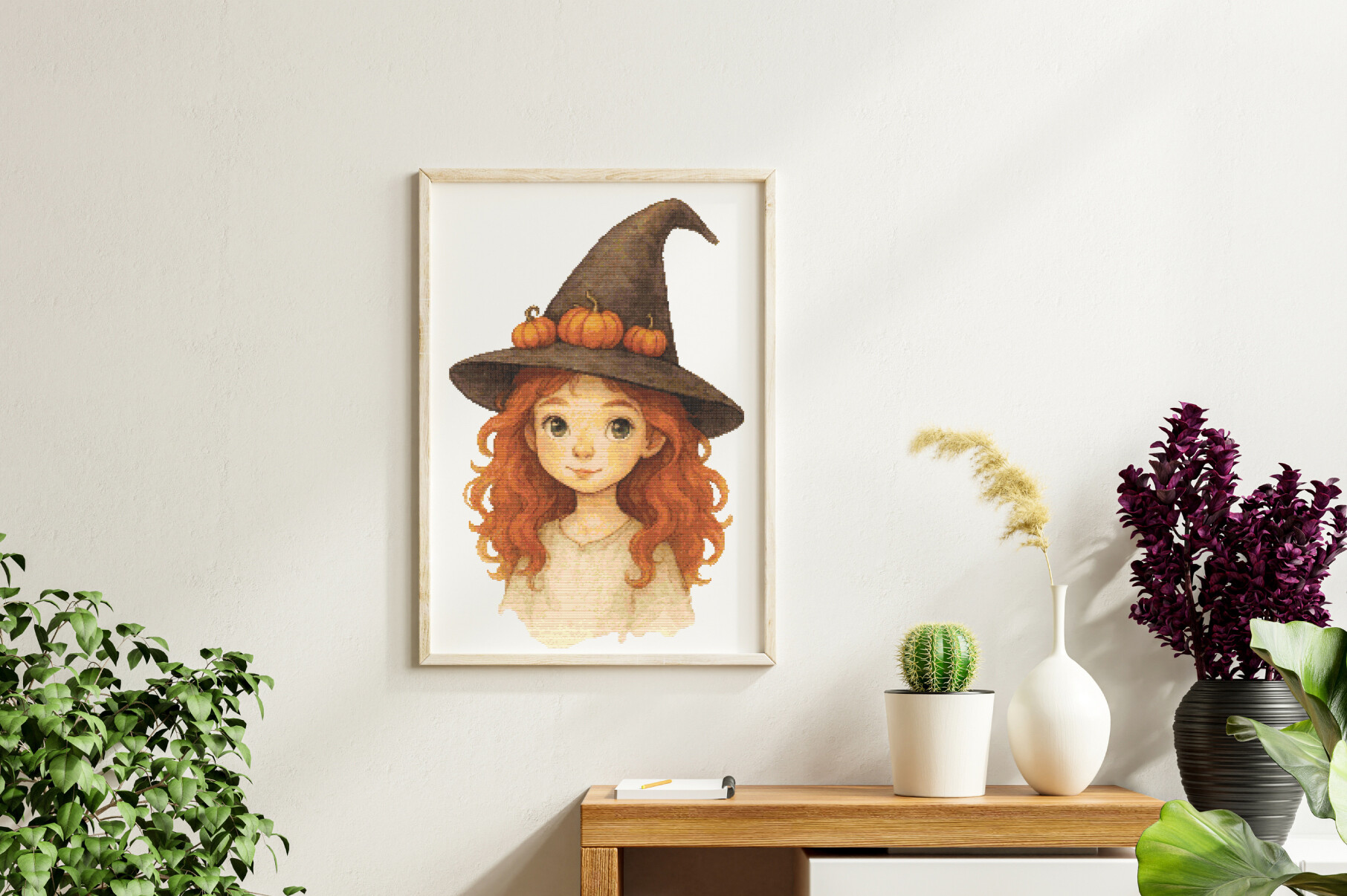 Halloween Pumpkin Hat Little Witch