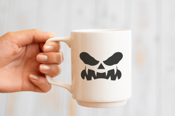 Halloween Scary Face Font PNG with transparent background - Preview 3