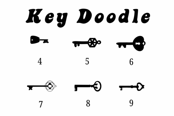 Key Doodle Font - Preview 3