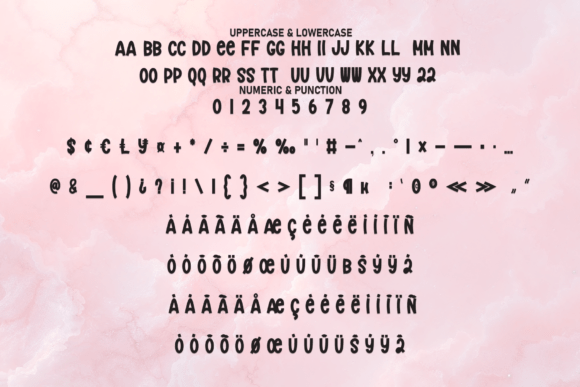 Pinky Disney Font PNG with transparent background - Preview 6